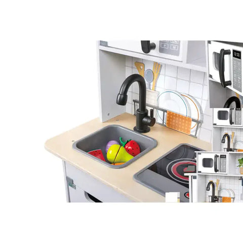 Hape - Hape Kitchen Playset Light And Sound With Accessories (Pack Of 5)