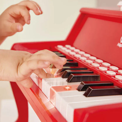 Hape - Learn With Lights Red Piano With Stool