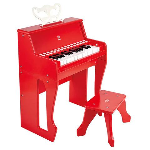 Hape - Learn With Lights Red Piano With Stool
