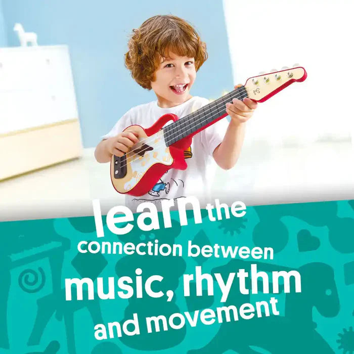 Hape - Learn With Lights Ukulele - Red