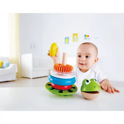 Hape - Mr. Frog Stacking Rings