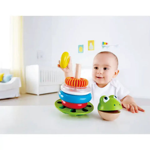 Hape - Mr. Frog Stacking Rings