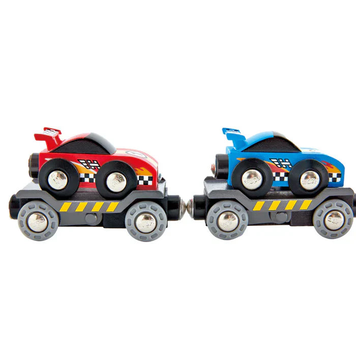 Hape - Race Car Transporter