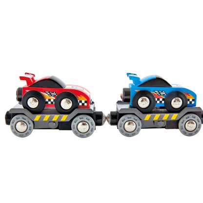 Hape - Race Car Transporter