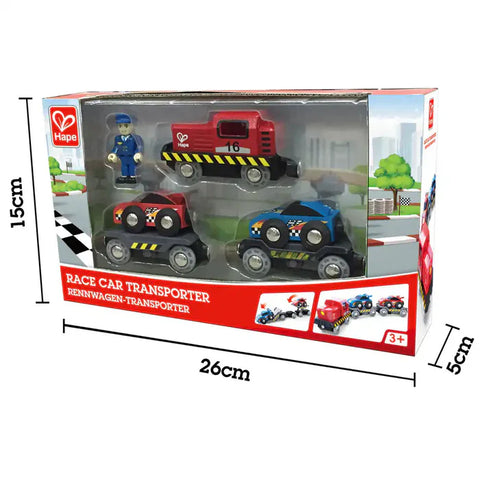 Hape - Race Car Transporter