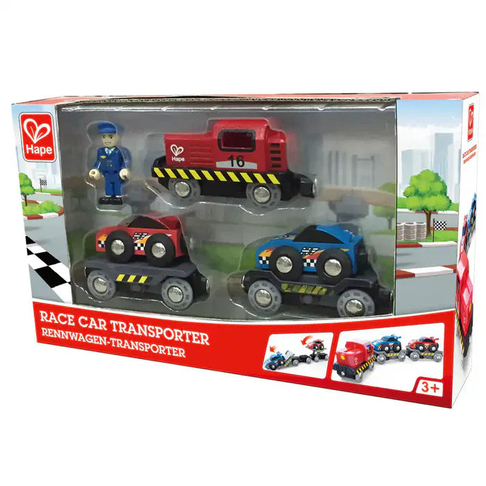 Hape - Race Car Transporter