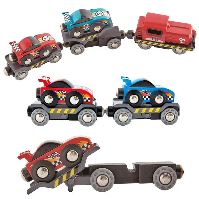 Hape - Race Car Transporter
