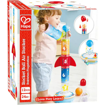 Hape - Rocket Ball Air Stacker