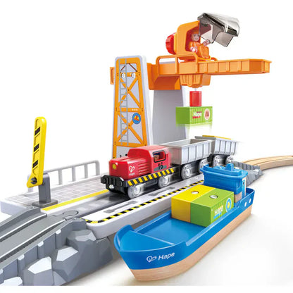 Hape - Sea & Rail Cargo Transport Set