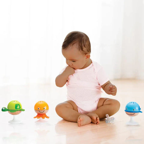 Hape - Stay-Put Rattle Set