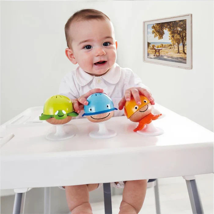 Hape - Stay-Put Rattle Set
