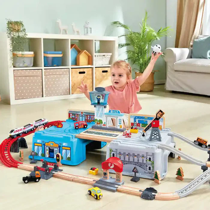 Hape - Super Cityscape Transport Bucket Set