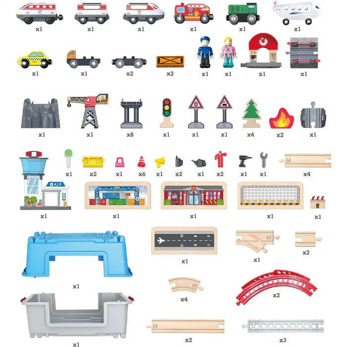 Hape - Super Cityscape Transport Bucket Set