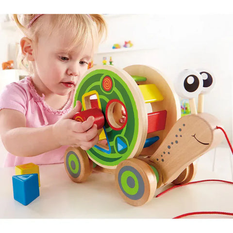 Hape - Walk-A-Long Snail