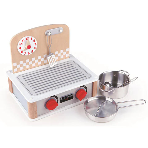 Hape 2-In-1 Kitchen & Grill Set