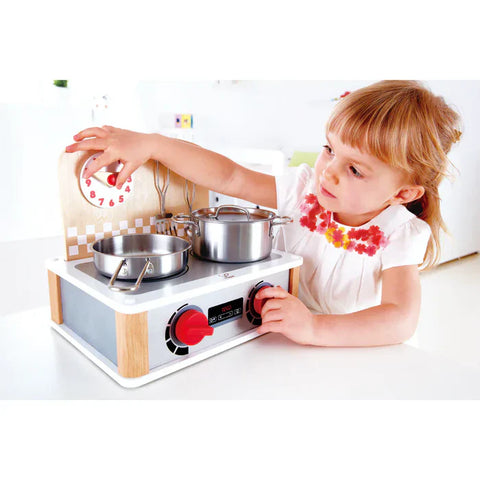Hape 2-In-1 Kitchen & Grill Set