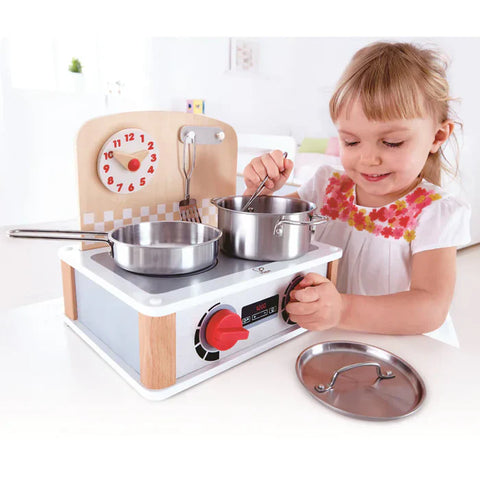 Hape 2-In-1 Kitchen & Grill Set