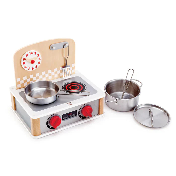 Hape 2-In-1 Kitchen & Grill Set