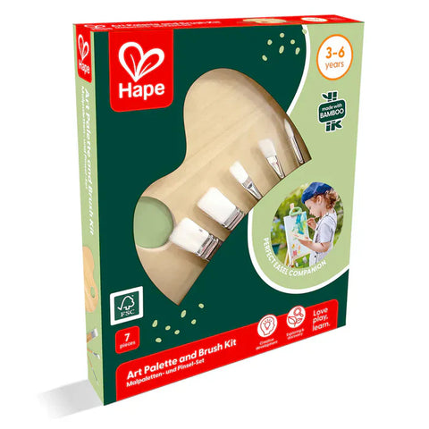 Hape Art Palette And Brush Kit