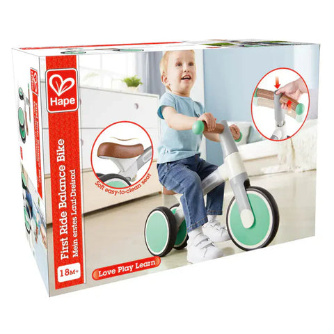 Hape First Ride Balance Bike - Light Green