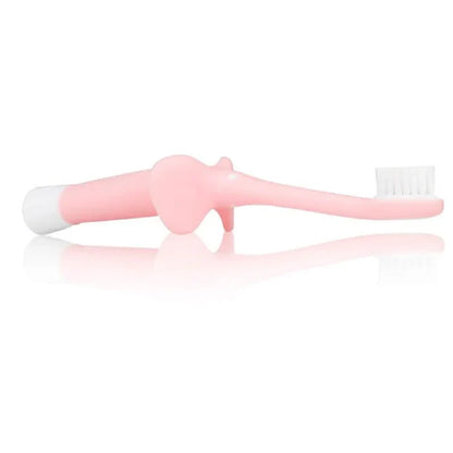 Dr.Browns Infant-To-Toddler Toothbrush, Pink Elephant, 1-Pack
