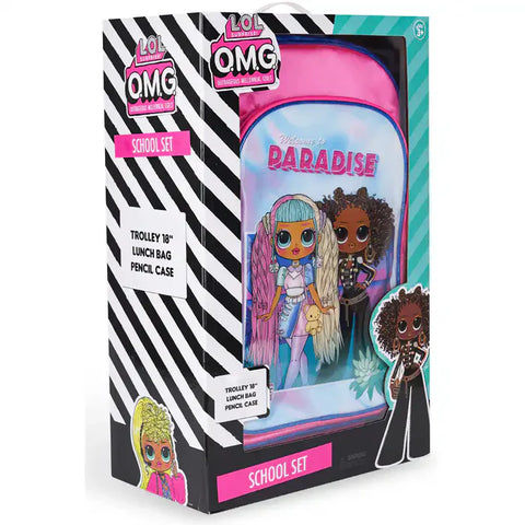 Lol Omg Welcome To Paradise 3In1 Trolley Box Set 18"