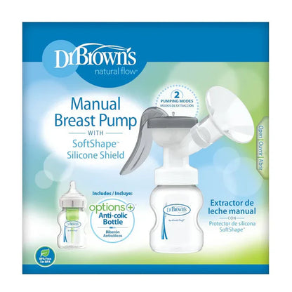 Dr. Browns Manual Breast Pump W/ Softshape Silicone Shield