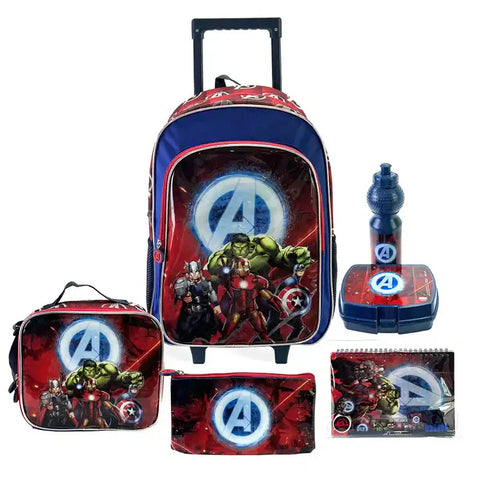 Marvel Avengers Big Four 18" 6-In-1 Trolley Box Set