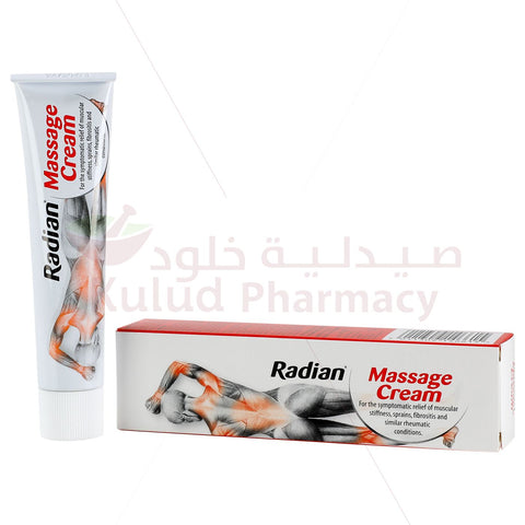Buy Radian Massage Cream 40 GM Online - Kulud Pharmacy