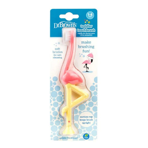 Dr.Browns Toddler Toothbrush Flamingo (Pink)