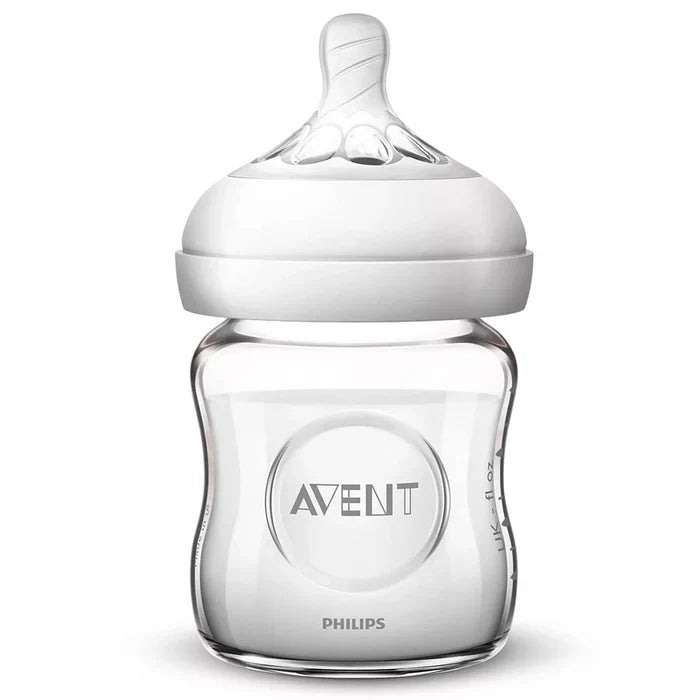 Philips Avent Natural 2.0 Bottle Glass 120ml - SCF051/17-glass
