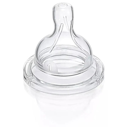 Philips Avent Silicone Teats Airflex 1 Hole 2pcs - SCF631/27-plastic