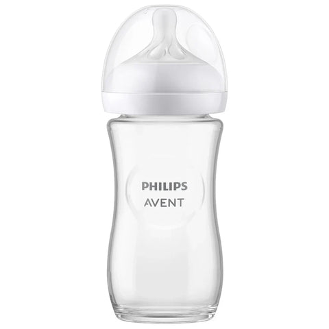 Philips Avent Natural 3.0 Feeding Bottle Glass 240ml - SCY933/01 - Glass