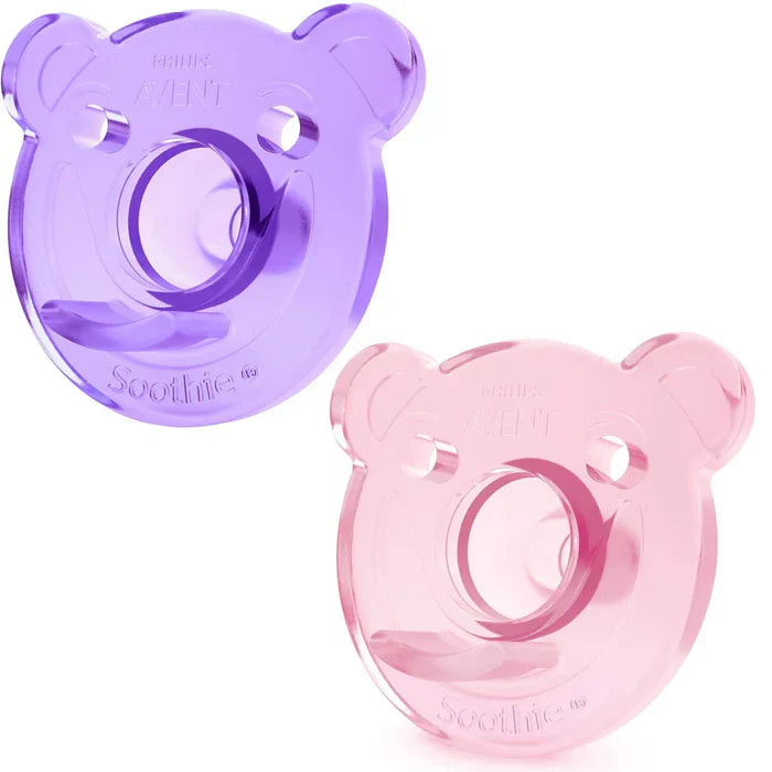 Philips Avent Soothie Silicone 3m+ Girl (Pack of 2) - SCF194/05