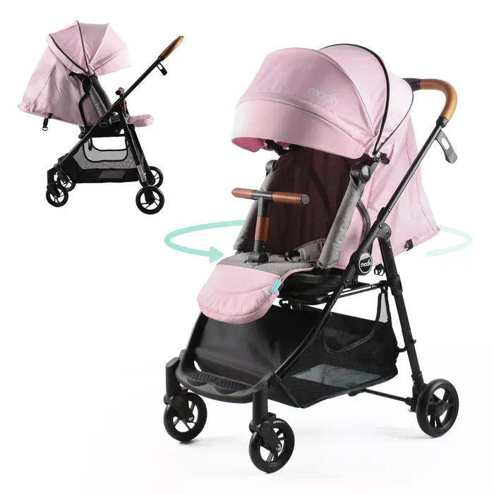 Moon Revo 360 Rotating Stroller (Pink)