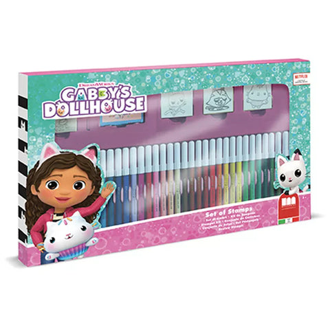 Multiprint Gabby's Doll House Felt Tip Pens Set (Pack of 41)