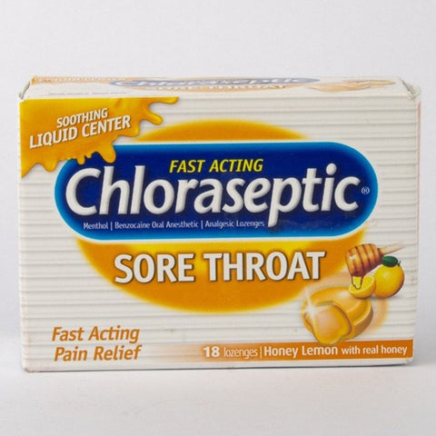 Buy Chloraseptic Honey And Lemon Lozenges 18 PC Online - Kulud Pharmacy