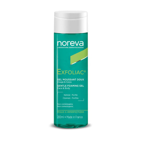 Noreva Exfoliac Gentle Foaming Gel Face & Body 200 mL