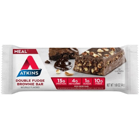 Atkins Double Brownie Fudge Bar 48G