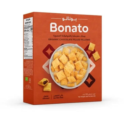 Bonato Organic Chocolate Filled Pillows 300g