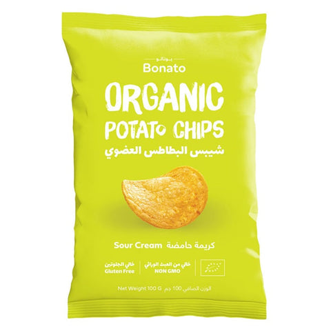 Bonato Organic Potato Chips - Sour Cream 100g