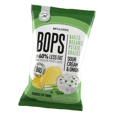 Mclloyds Baked Organic Potato Snack Sour cream & Onion 85g