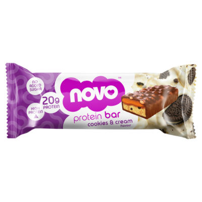 Novo Protein Bar Cookies and Cream 62g