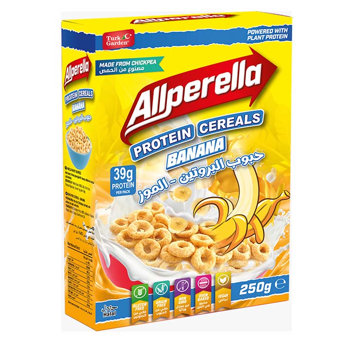 Turk Garden Allperella Protein Cereals Banana 250G