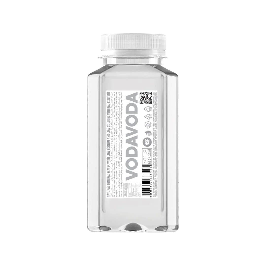 VodaVoda Natural Mineral Water – 250?mL PET (Plastic Bottle