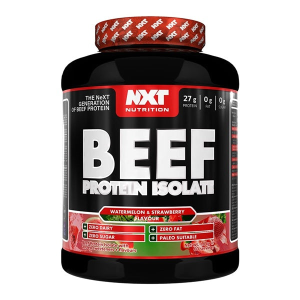 NXT Nutrition Beef Protein Isolate Watermelon & Strawberry Flavour 1.8 kg