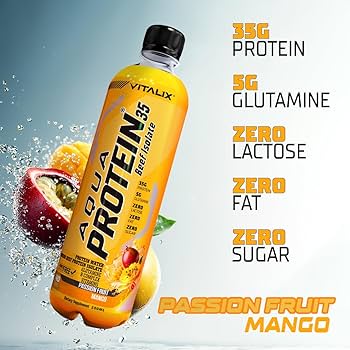 Vitalix Aqua Protein 35 Mango Passion Fruit Premium Beef Protein Isolate 500 ml