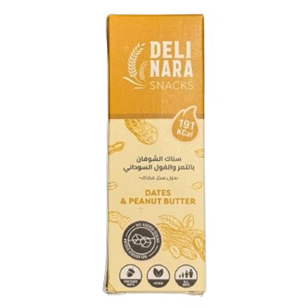 Delinara Snacks Dates & Peanut Butter 45 g