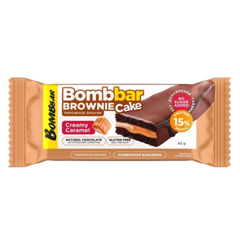 Bombbar Brownie Cake Creamy Caramel 45G