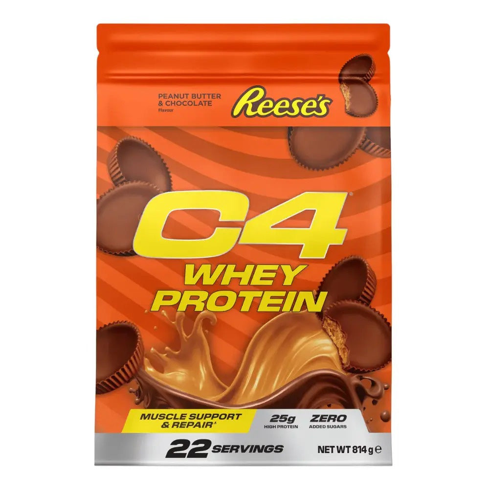 C4 Whey Protein Powder, Reese's Peanut Butter & Chocolate 814g